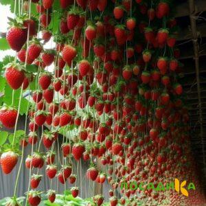 Клубника ампельная Анастасия купить по цене от 370р. в интернет-магазине «Посадика» с доставкой почтой в в Подольске и по всей России – [изображение №1].