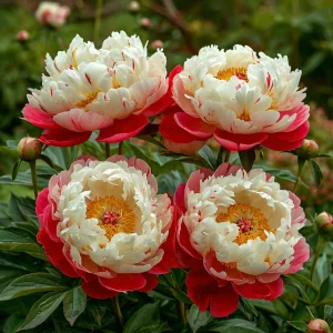 Пион Коралловый Каскад купить по цене от 490р. в интернет-магазине «Посадика» с доставкой почтой в в Подольске и по всей России – [изображение №1].